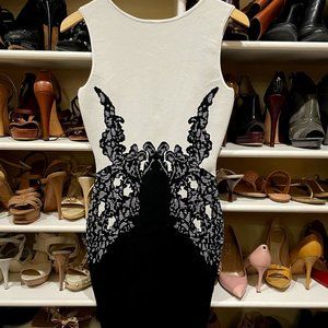 BCBGMAXAZRIA Women's Jenn Jaquard Dress NWT Size S